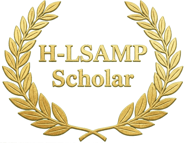 Award badge for Houston Louis Stokes Scholar (H-LSAMP)